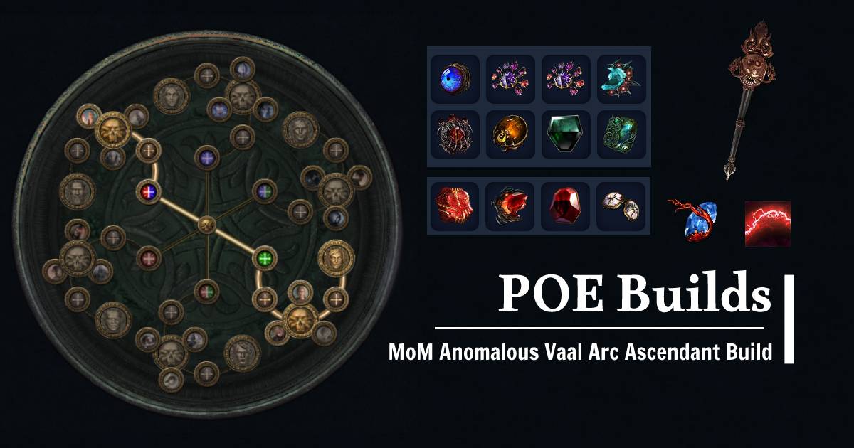 Poe 3.21 MoM Anomalous Vaal Arc Ascendant Build