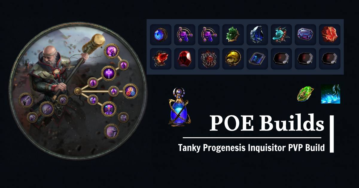 POE 3.21 Tanky Progenesis Arctic Armour Inquisitor PVP Build