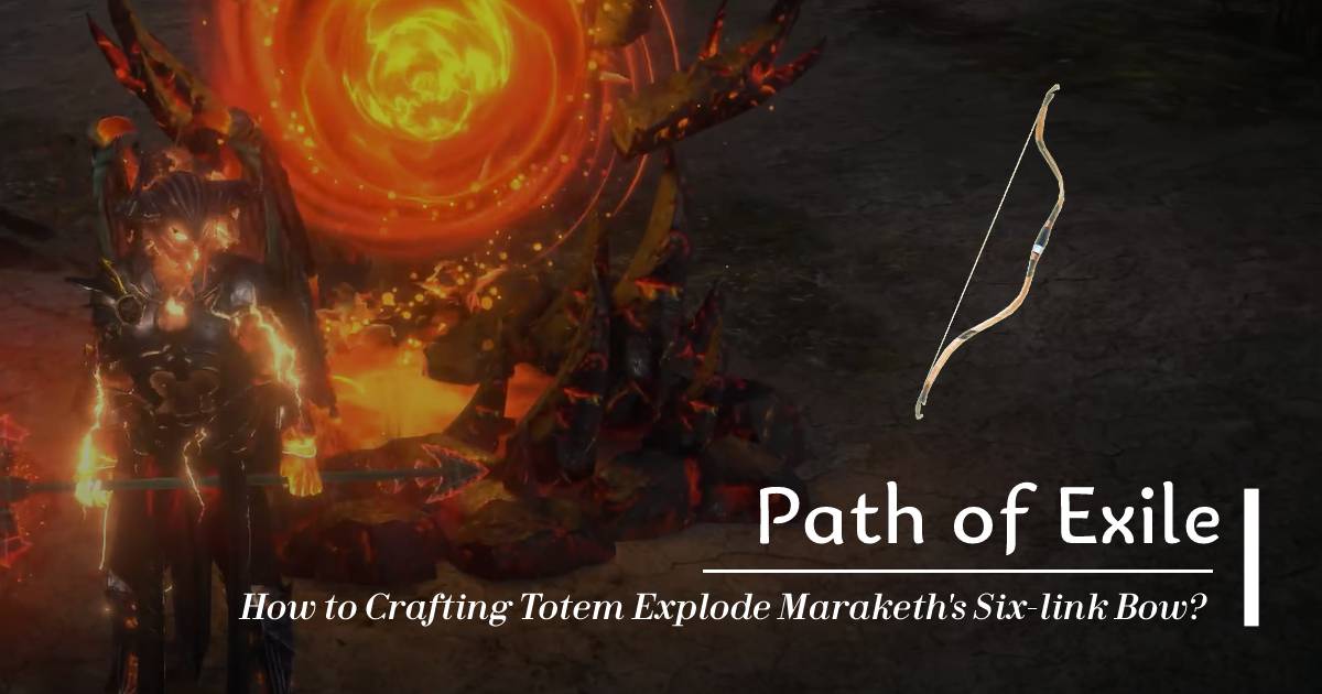 How to Crafting Poe Totem Explode Maraketh