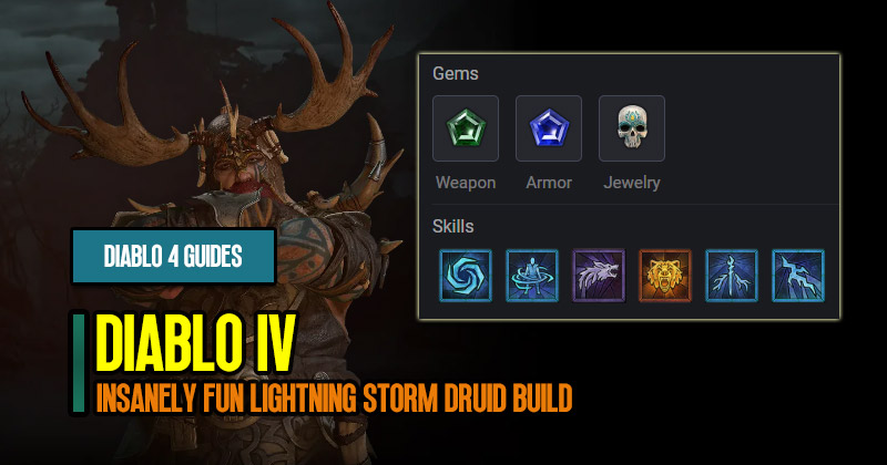 Diablo 4 Patch 1.0.2 Insanely Fun Lightning Storm Druid Build