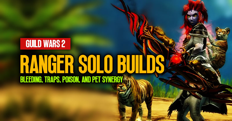 Guild Wars 2 Ranger Powerful Solo Builds: Bleeding, Traps, Poison, and Pet Synergy
