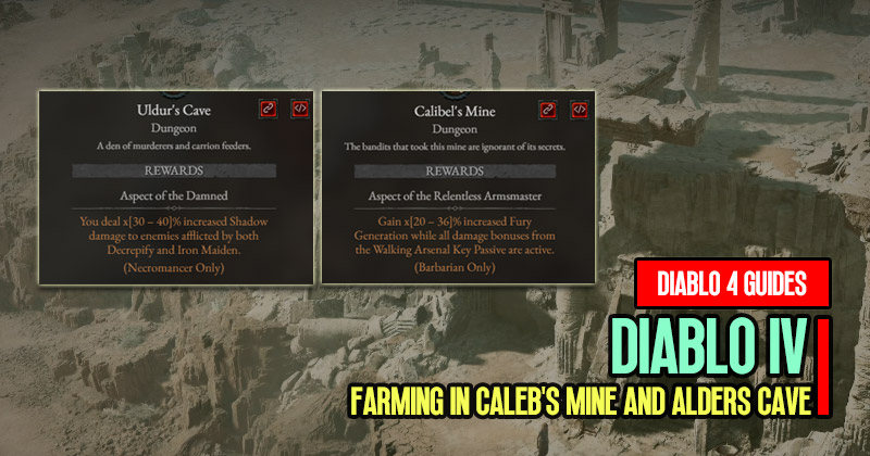 Diablo 4 Dungeon Guide: Efficient XP and Gold Farming in Caleb