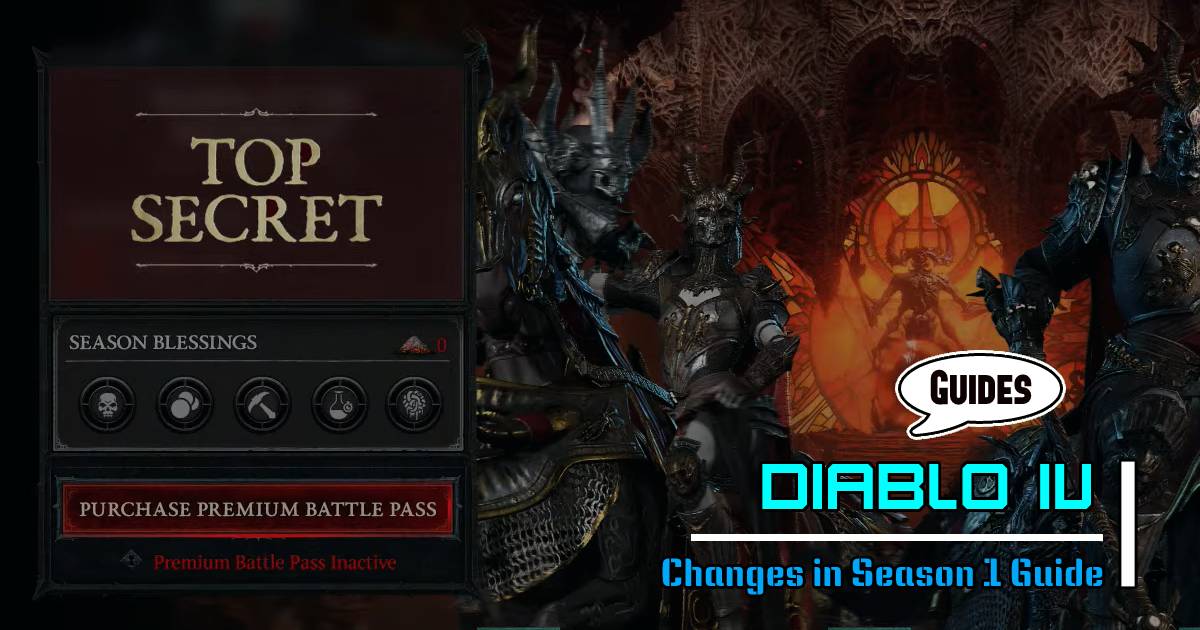 Diablo 4 Developer Live Stream Recap and Changes in Season 1 Guide