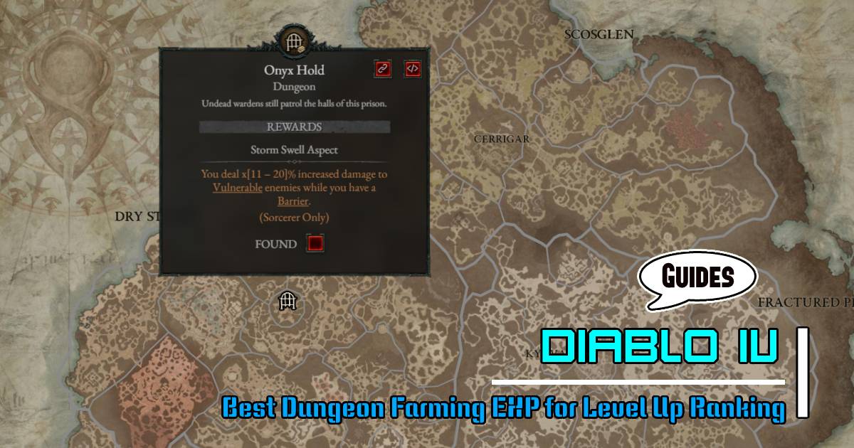 Diablo 4 Dungeons Tier List: Best Dungeon Farming EXP for Level Up Ranking