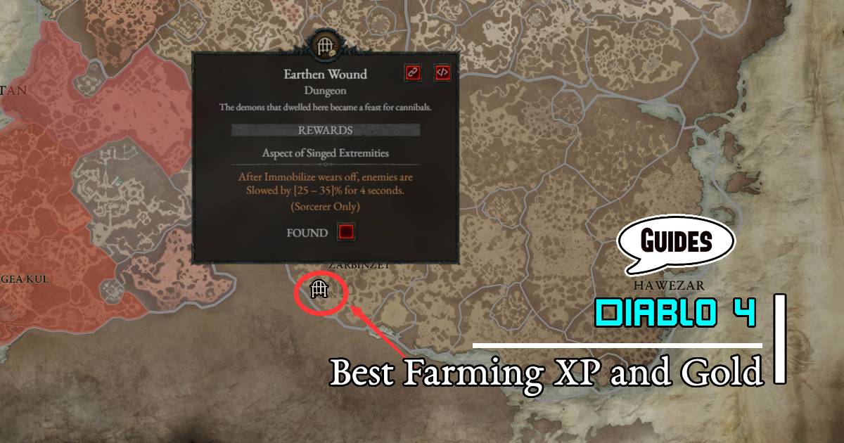 Diablo 4 Dungeons: Best Farming XP and Gold in Patch 1.0.3?