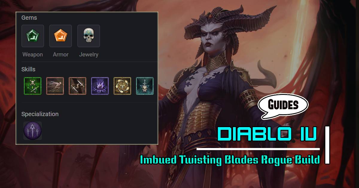 Diablo 4 Nightmare Poison Imbued Twisting Blades Rogue Build