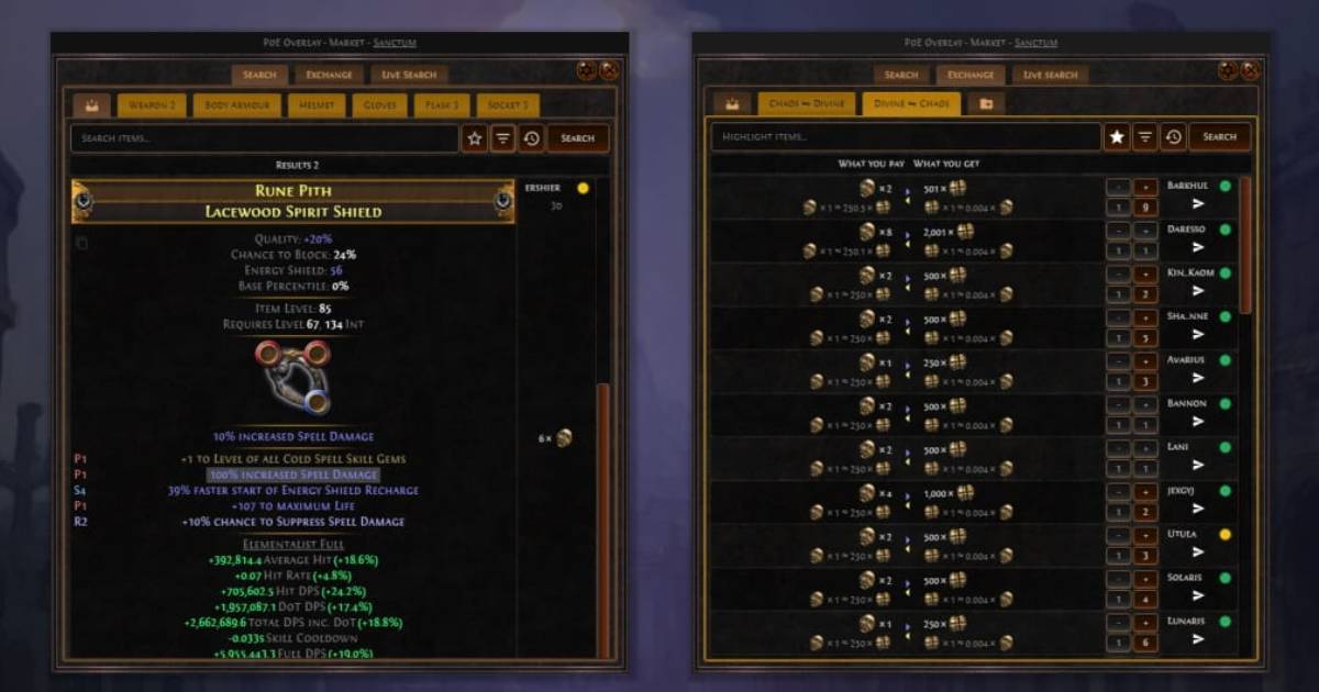 Path of Exile Streamlining Trading Experience with Poe Overlay