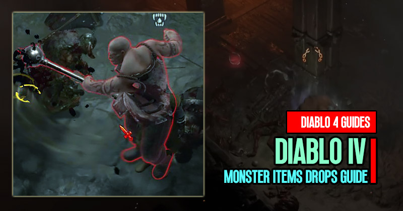 Diablo 4 Monster Items Drops Guide: Farming Strategy Based on Target Gear in Dungeons