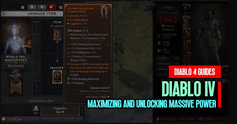 Diablo 4 Item Breakpoints Guide: Season 1 Maximizing and Unlocking Massive Power