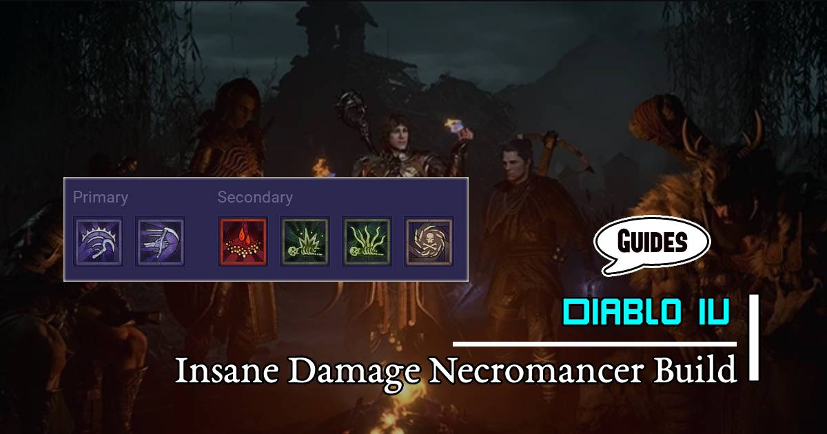Diablo 4 Season 1 Shadow Sever Insane Damage Necromancer Build