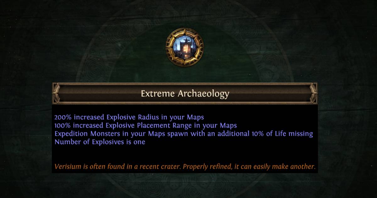 Path of Exile 3.22 Extreme Archaeology Keystone Guides