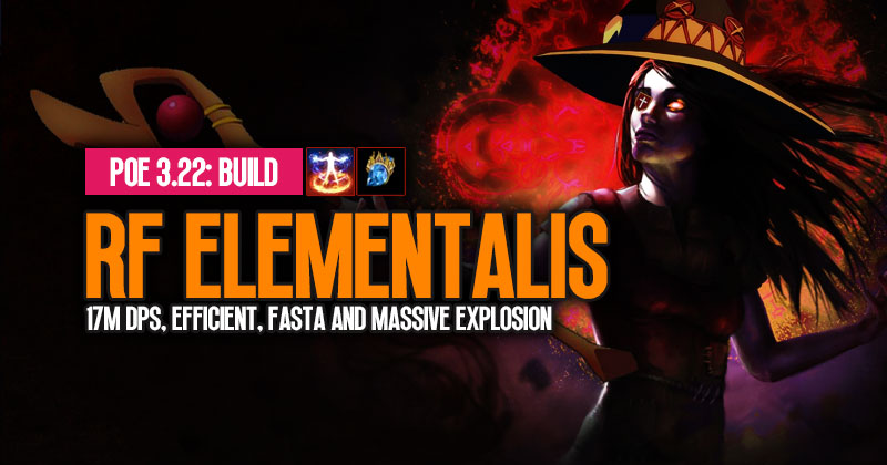 POE 3.22 RF Elementalist League Start Budget Build: 17M DPS, Efficient, Fasta and Massive Explosion