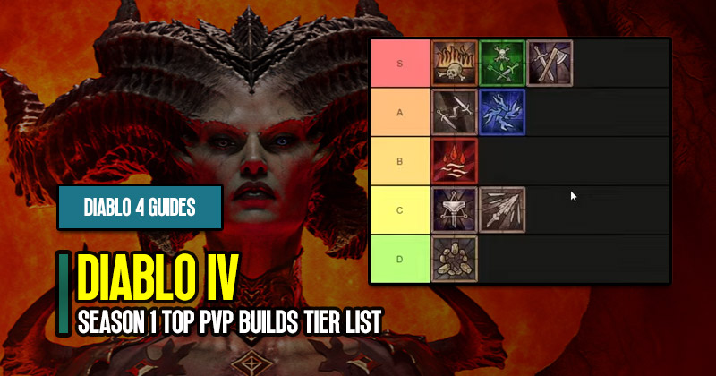 Diablo 4 Season 1 Top PvP Builds Tier List