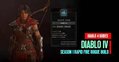 Diablo 4 Season 1 Rapid Fire Rogue Build: Unleash a Torrent of Destruction