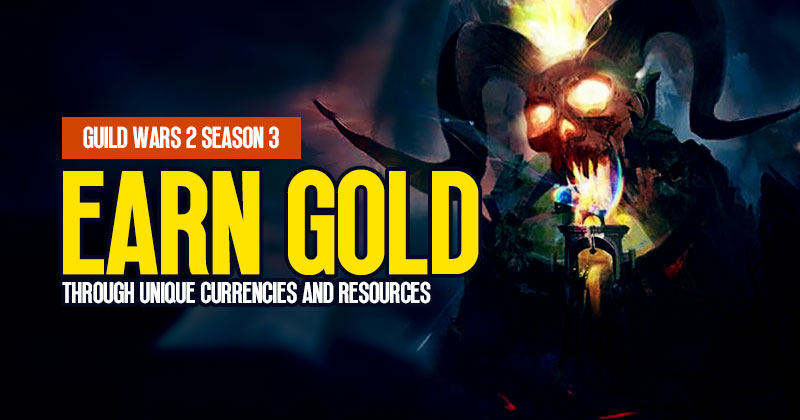 How to earn gold through unique currencies and resources in  Living World Season 3 | GW2?