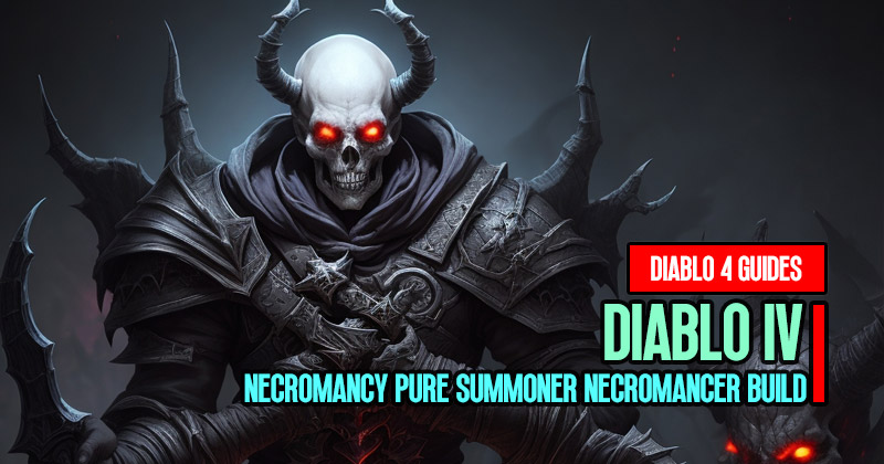 Diablo 4 S2 Power of Necromancy Pure Summoner Necromancer Build