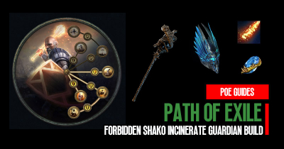 PoE 3.22 Black Cane and Forbidden Shako Incinerate Guardian Build