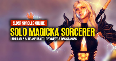 ESO Solo Magicka Sorcerer Infinity Builds: Unkillable & Insane Health Recovery & Resistance