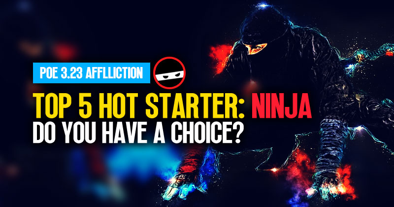 [PoE 3.23] Top 5 Hot Starter Builds in Ninja: Do you have a choice?