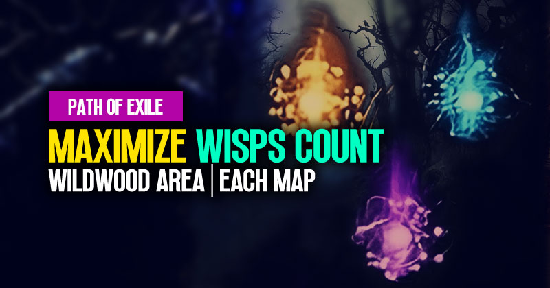 How to Maximize the Wisps Count in Wildwood Area | PoE 3.23 Each Map?