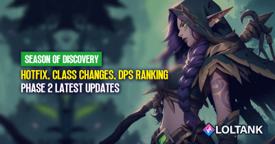 Season of Discovery Phase 2 Latest Updates: Hotfix, Class Changes, and DPS Ranking