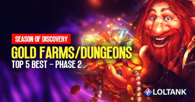 Top 5 Best Gold Farms/Dungeons in Phase 2 | Season of Discovery
